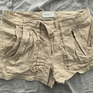 A.L.C 100% Linen Shorts Size 8